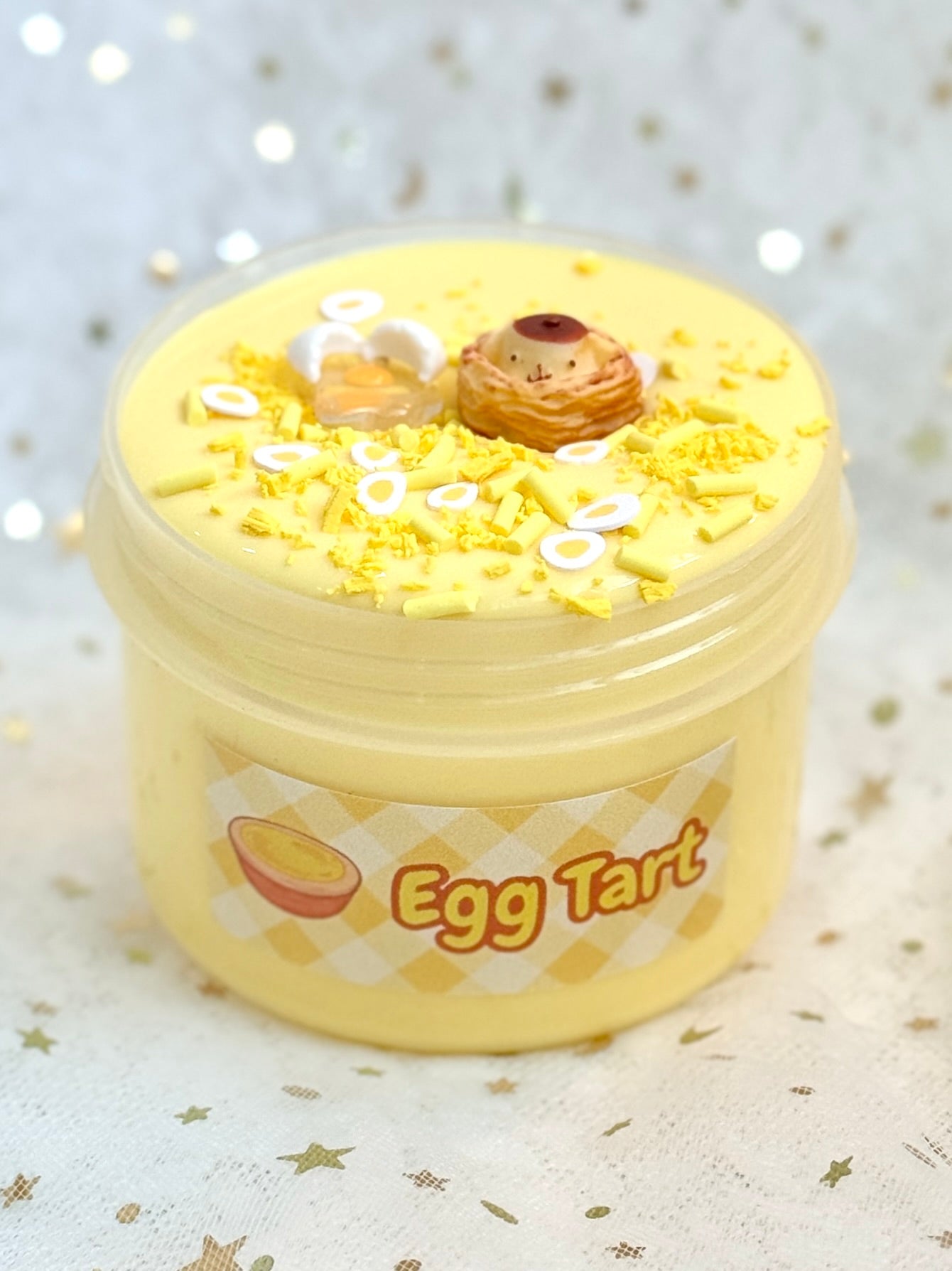 Egg Tart Slime Oh My Slime egg-tart-slime-oh-my-slime